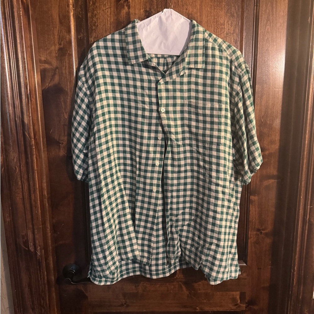 Polo Ralph Lauren Green Checkered Casual Shirt